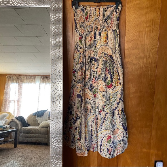 American Eagle Outfitters Dresses & Skirts - AEO | Boho Prarie Girl Paisley Tiered Maxi Dress